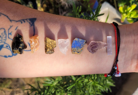 Kit 7 chakras en bruto MINI