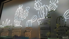 ESMERILADO CALADO - CACTUS - Vinilos Decorativos Neuquen