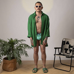 Camisão Mel Viscolinho Verde na internet