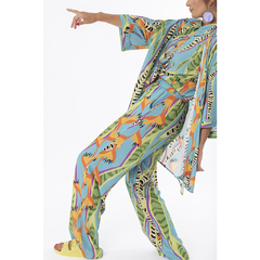 Pantalona Tropicool Azul na internet