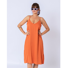 Vestido Belle Caramelo na internet