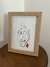 Dibujos impresos en papel ilustración 320 gr. Enmarcados.