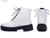Coturno Feminino Croco Tratorado Branco - SAN CORPU' S
