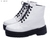 Coturno Feminino Croco Tratorado Branco