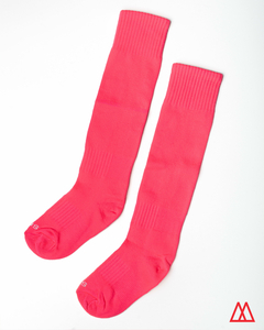 Medias deportivas lisas de color rosa, marca SOX, ideales para fútbol, rugby y hockey.
