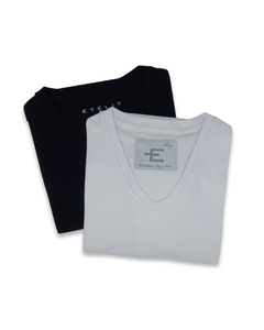 Remera Eyelit escote V - Pack x 2 en internet