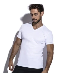 Remera Eyelit escote V - Pack x 2