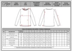 Camiseta Térmica Frizada Mora A405