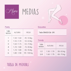 Imagen de Panty Plumetí Mora 2296
