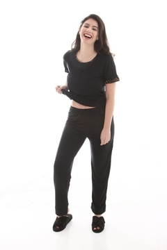 Pijama Wassarette Black Skin
