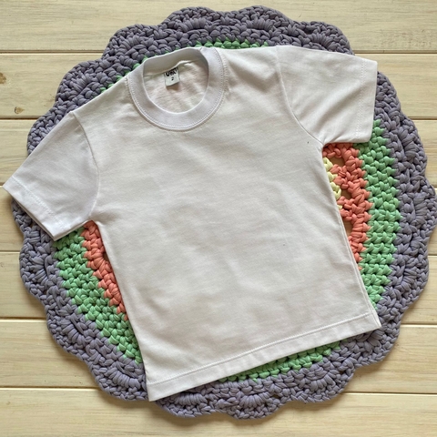 Remera Algodón Blanca Mundo Upa 43