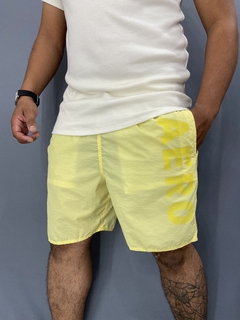 Short Aeropostale Amarelo Poliamida