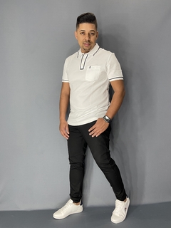 Polo Original Penguin Piquet Organic Cotton Branco - Jeh Modas Store | Moda Masculina 