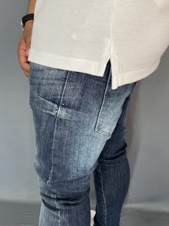 Calça Jeans Jay Jones Azul Marmorizada na internet