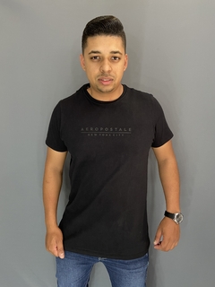 Camiseta Aeropostale Silkada New York City Preto