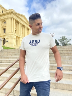 Camiseta Aeropostale Silkada Creme