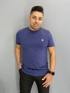Camiseta New Era Yankees Marinho Básica