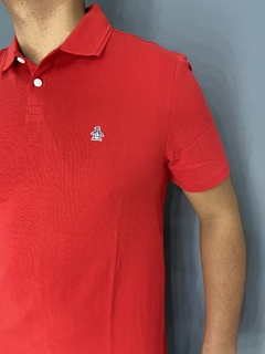 Polo Original Penguin Interloque Lisa Piquet Vermelho na internet