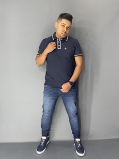 Imagem do Polo Original Penguin Piquet Organic Cotton Marinho