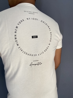Camiseta Aeropostale Suedine Creme - loja online
