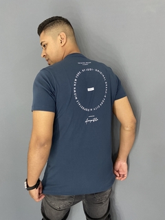 Camiseta Aeropostale A87 Marinho Malha Suedine - loja online