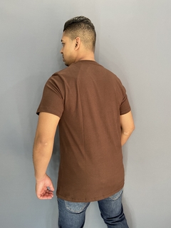 Camiseta Aeropostale Bordado Original Brand NY Marrom na internet