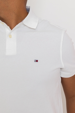 Polo Tommy Hilfiger Im 1985 Off White Regular Fit - comprar online