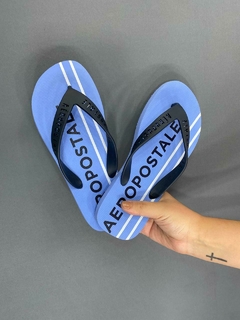 Chinelo Aeropostale Azul Bebe