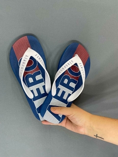 Chinelo Aeropostale Marinho com Vermelho
