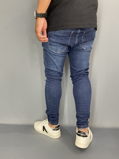 Calça Jeans J.Jones Azul Marmorizada - comprar online