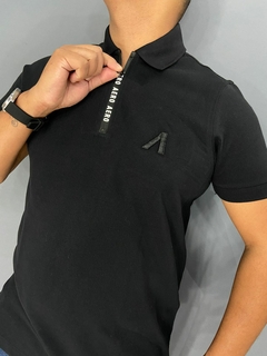Polo Aeropostale Linha Platinum Preta - Jeh Modas Store | Moda Masculina 