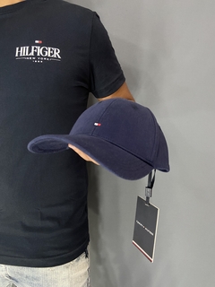 Bone Tommy Hilfiger Classic Mini Bandeira Marinho - Jeh Modas Store | Moda Masculina 