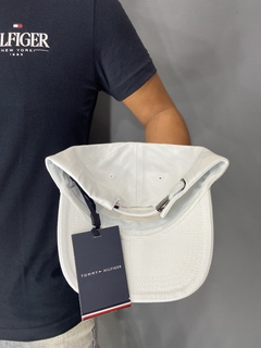 Bone Tommy Hilfiger Classic Mini Bandeira Branco - Jeh Modas Store | Moda Masculina 