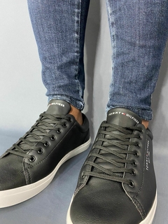 Tênis Tommy Hilfiger Harrison 5D5 Preto - Jeh Modas Store | Moda Masculina 