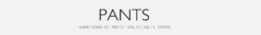 Banner de la categoría Pantalones