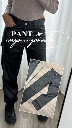Pant Cargo eco cuero - Alquimia