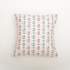 ALMOHADON Gato Contento ROSA