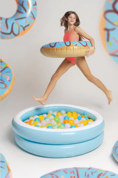 Imagen de Enetra de teens lisa, espalda abierta, con tiras regulables. Calidad premium. Art 8406.