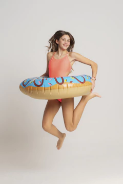 Enetra de teens lisa, espalda abierta, con tiras regulables. Calidad premium. Art 8406. - tienda online