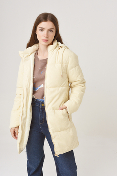 Parka de corderoy, forrada con corderito . Importada. Calidad premium. - Proverbio