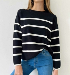 Sweater de bremer con rayas horizontales. - tienda online