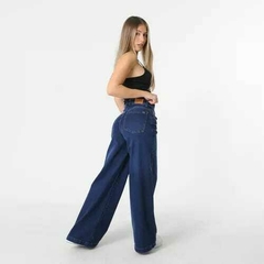 Jean wide leg elastizado. Talles amplios - tienda online