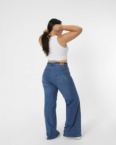 Jean wide leg elastizado. Talles amplios - comprar online