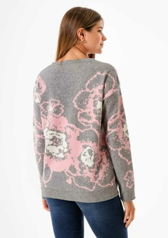 Sweater de bremer, estampa de flores. Calidad premium. en internet