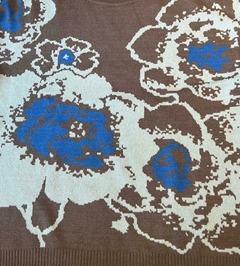 Sweater de bremer, estampa de flores. Calidad premium. - Proverbio
