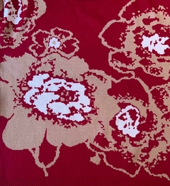Sweater de bremer, estampa de flores. Calidad premium.