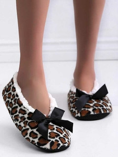 Imagen de Pantufla ballerina. Con corderito en interior.