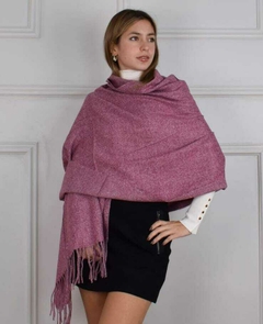 Ruana jaspeda de lana suave. Importada. Calidad premium. - comprar online