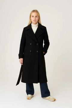 Saco/Tapado de paño extra largo. Importado. Calidad premium. - comprar online