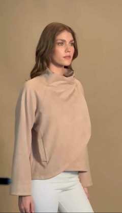 Chaqueta cruzada de punto roma, totalmente forrada. en internet